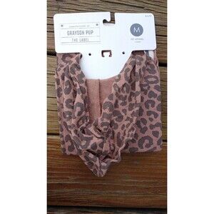 Animal Print Pup Hoodie, Size Medium